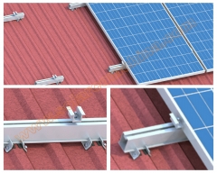 Trapezoid Metallic roof system-Tiled